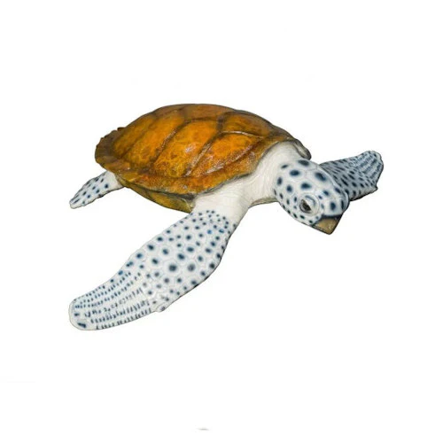 Sea Turtle Life-Size Bronze Statue Piped - Image 2