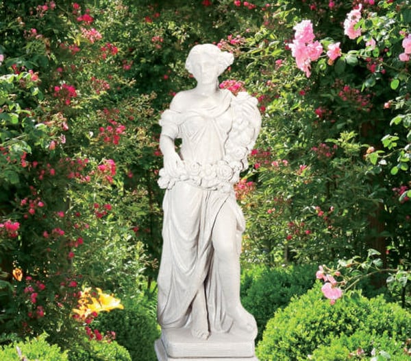 Season Spring Goddess Life-Size Woman Garden Statue - Image 2