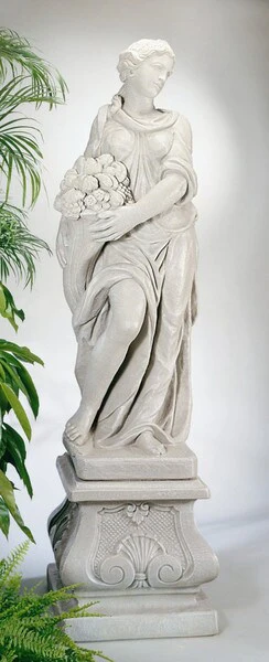 Season Summer Goddess Life-Size Woman Garden Statue - Image 3