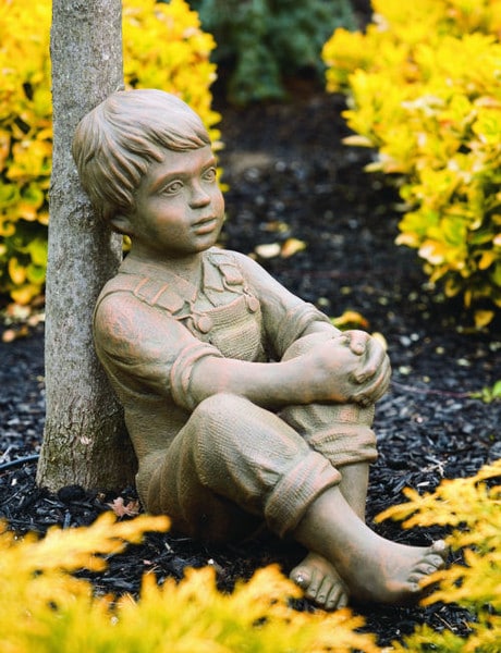 Seedlings Sitting Boy 16" High