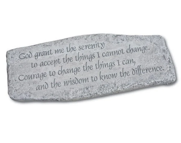 Serenity Prayer Garden Bench - Image 2