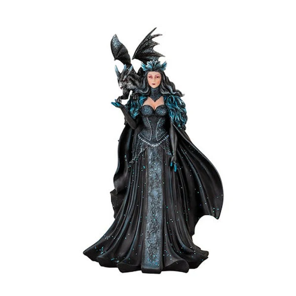 Shadow Sovereign Dragon Dark Queen Statue