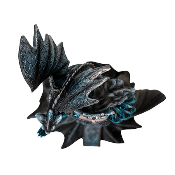 Shadow Sovereign Dragon Dark Queen Statue - Image 4
