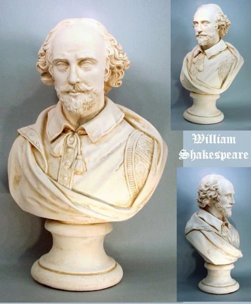 Shakespeare Bust 23" High