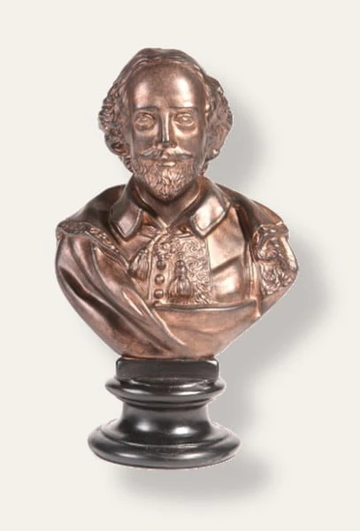 Shakespeare Bust 8" High