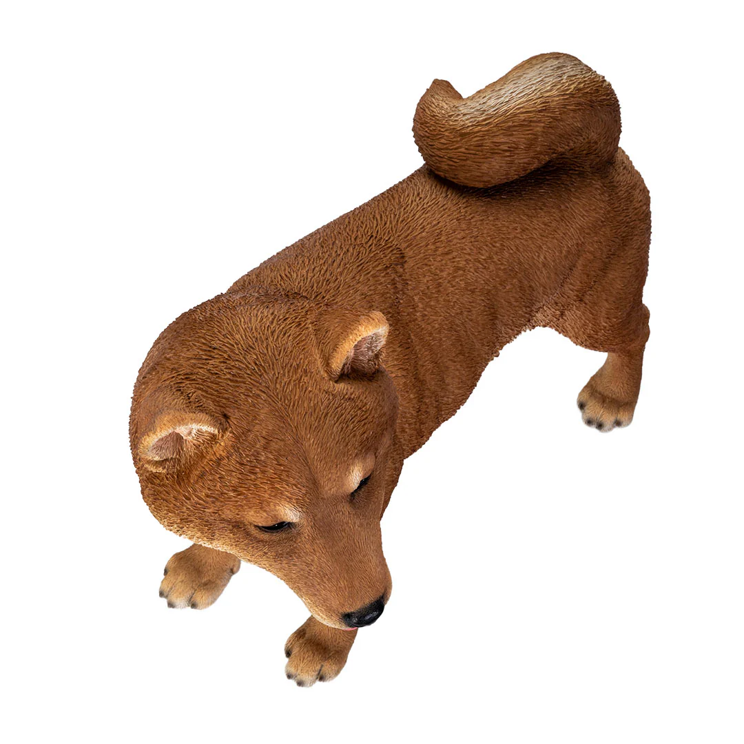 Shiba Inu Life-Like Dog Statue - Image 3