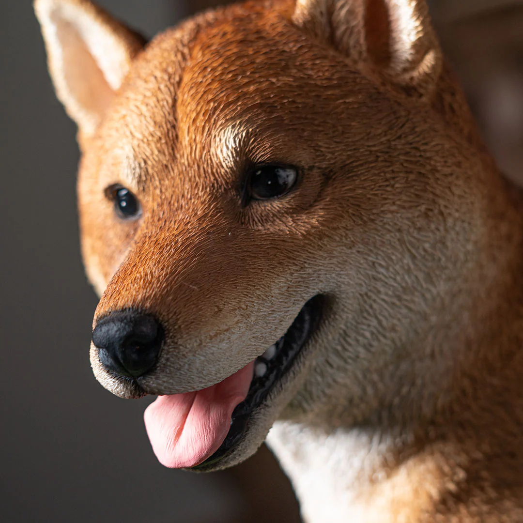 Shiba Inu Life-Like Dog Statue - Image 7