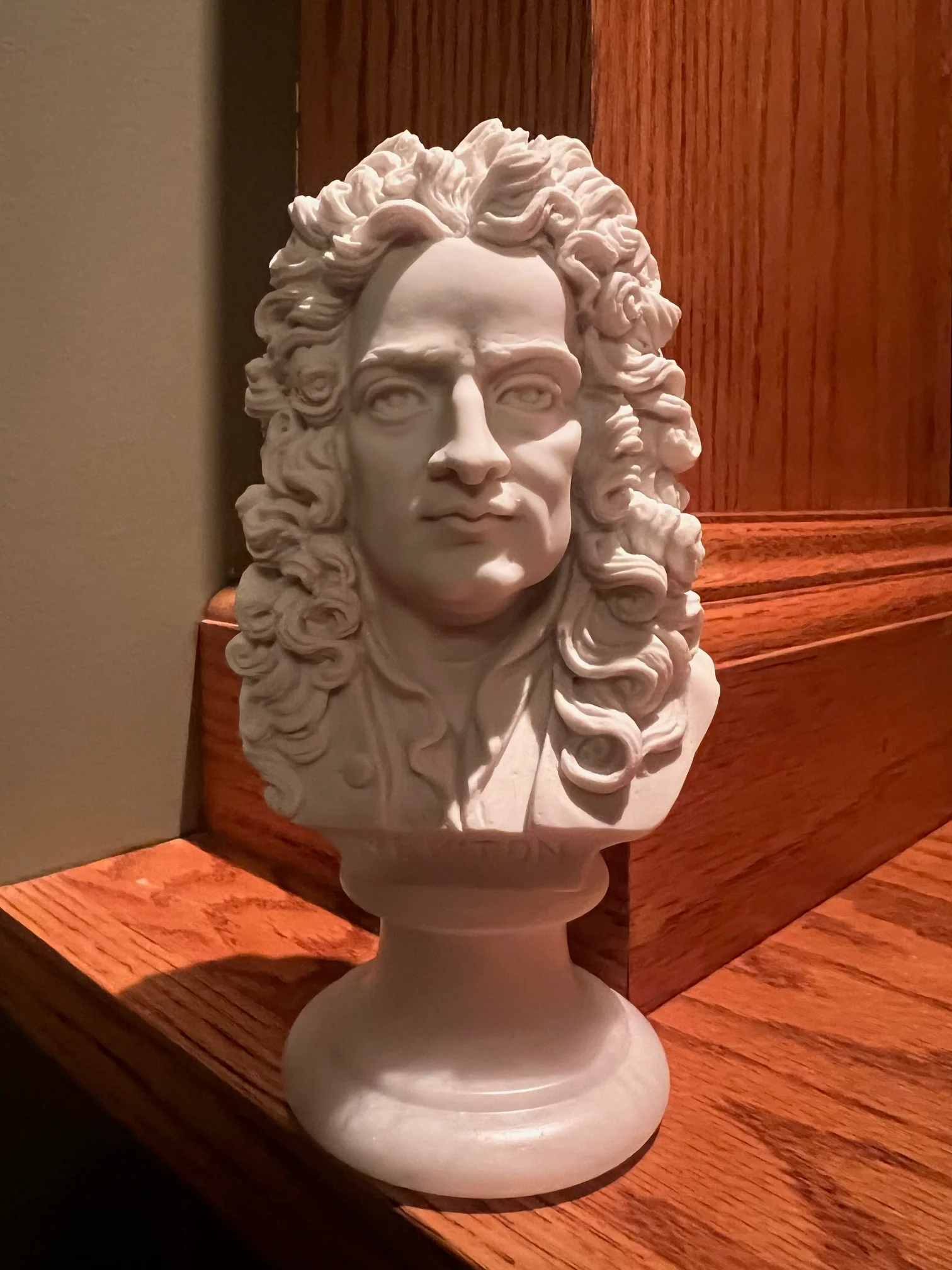 Sir Isaac Newton Bust Sculpture - Image 4
