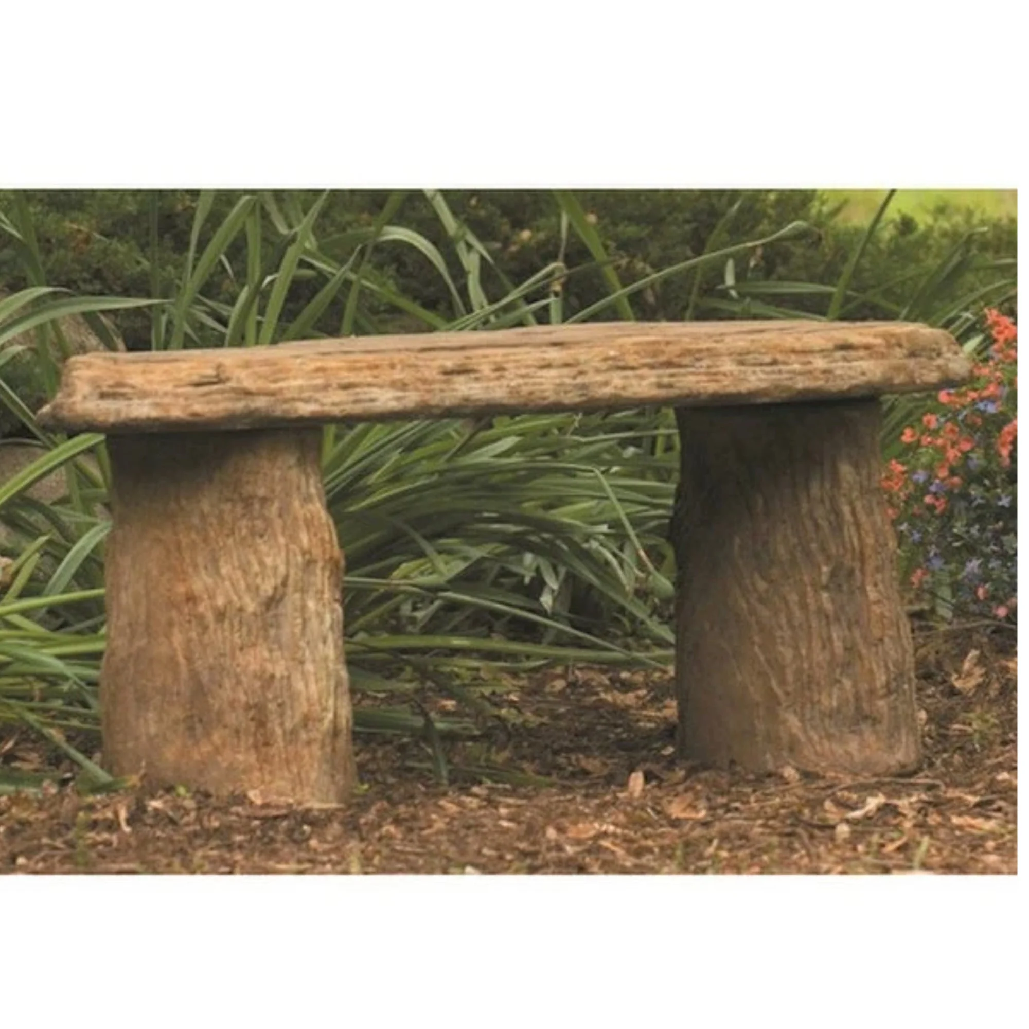 Slate Bench Garden Seating Made of Cement - Image 2