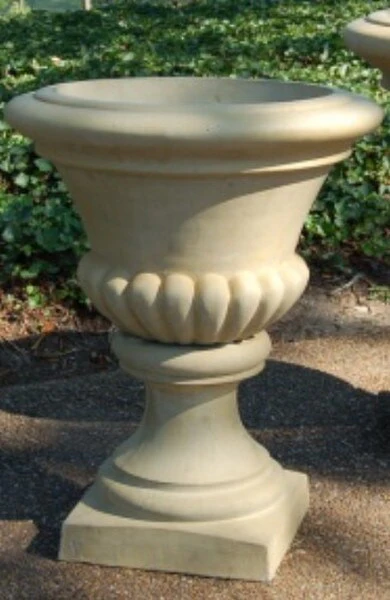 Small Fluted Urn 27.25" High