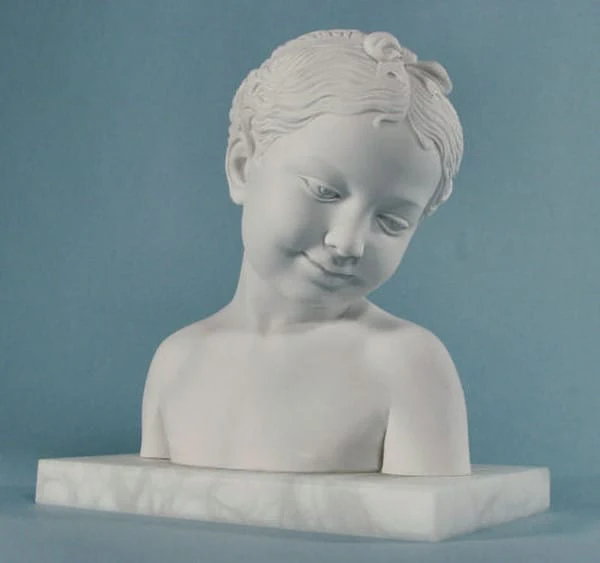Smiling Girl Bust