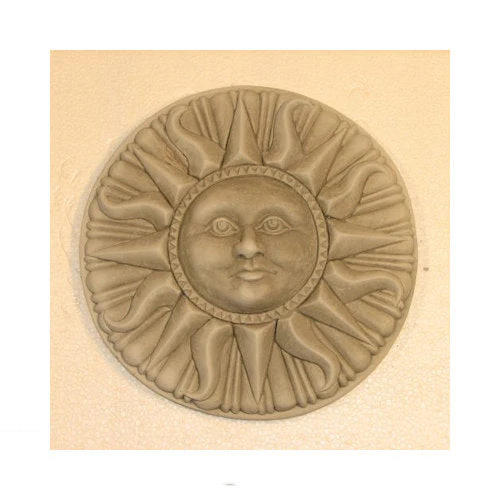Smiling Sun Wall Compass Plaque