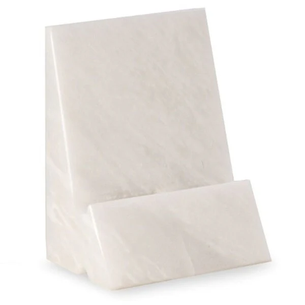 Solid White Marble Phone Stand - Image 2