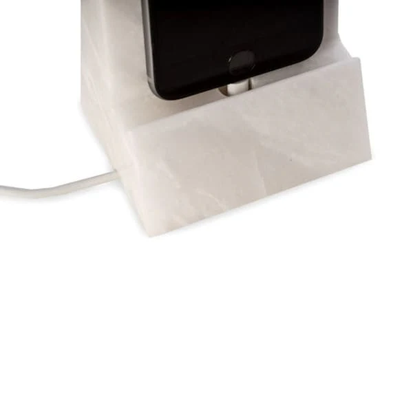 Solid White Marble Phone Stand - Image 3