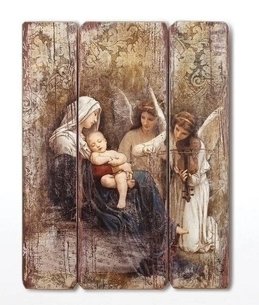 Song of the Angels Madonna & Child Panel