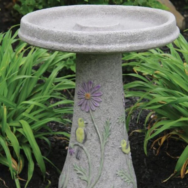Songbird Bird Bath Cement - Image 2