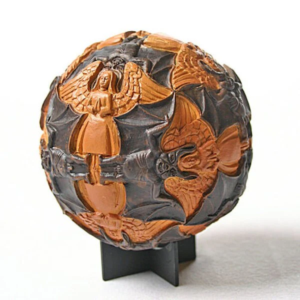 Sphere Angels & Devils Tessellation Sculpture