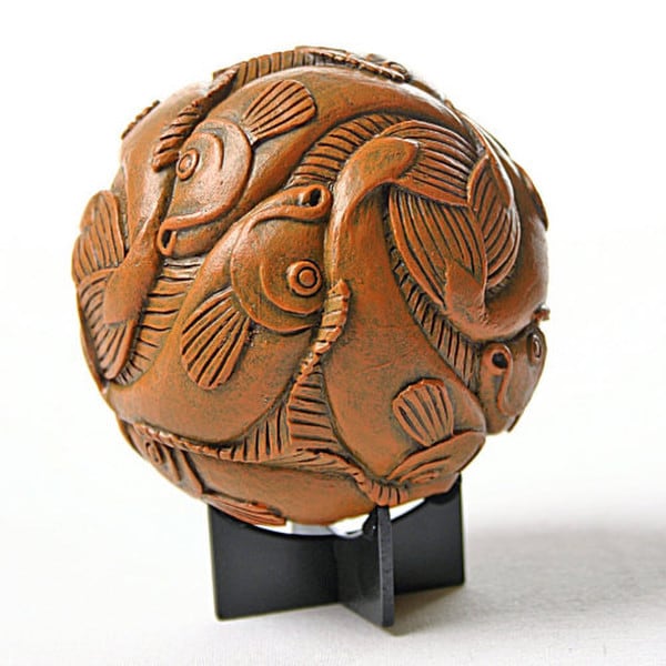 Sphere Fish Tessellation By Escher
