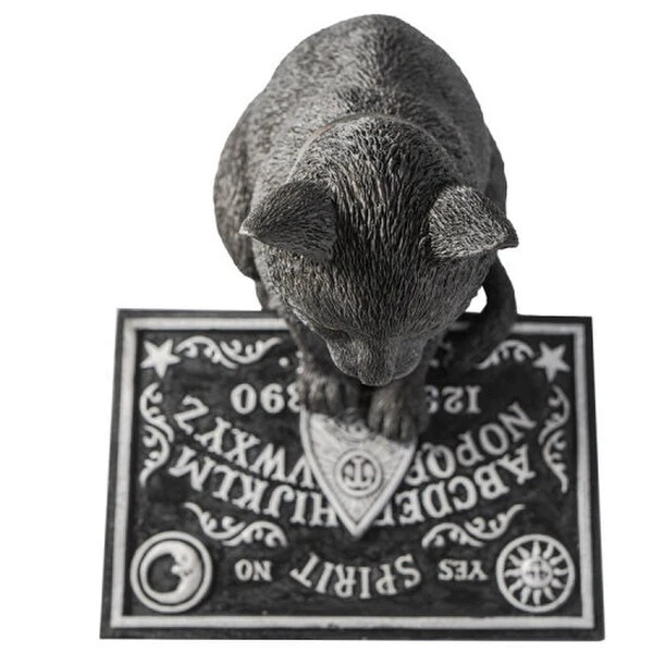 Spirit Board Ouija Cat Sculpture - Image 3