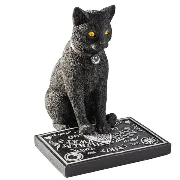 Spirit Board Ouija Cat Sculpture - Image 4