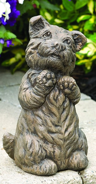 Spirit the Westie Dog Cement Statue - Image 3