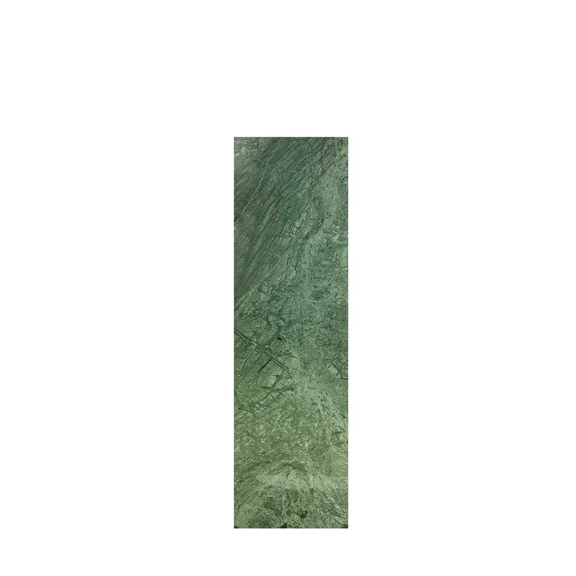 Square Modern Green Marble Pedestal 40" High