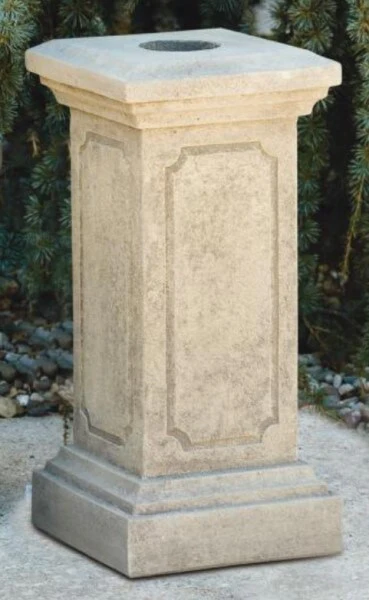 Square Paneled Pedestal 28" High