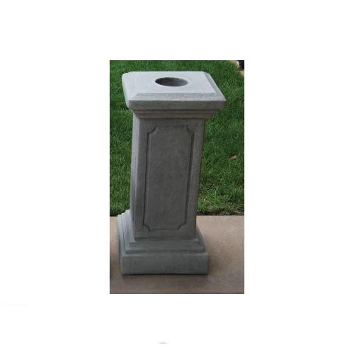 Square Paneled Pedestal 28" High - Image 4