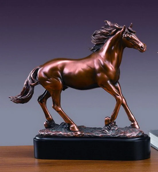 Stallion Horse Sculpture 12.5" High - Image 2