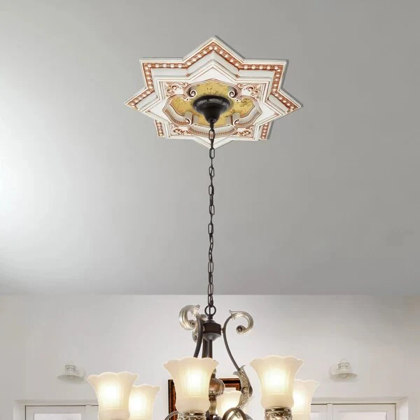 Star Eight Point Ceiling Medallion 24 inch - Image 2