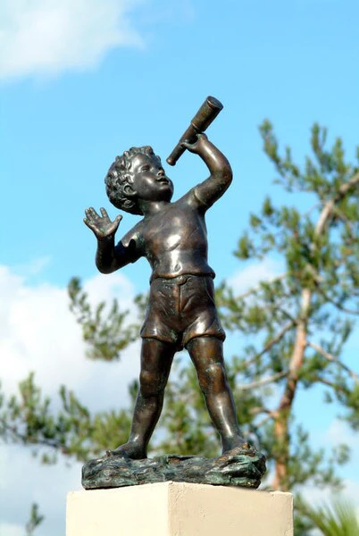 Stargazer Child Sculpture