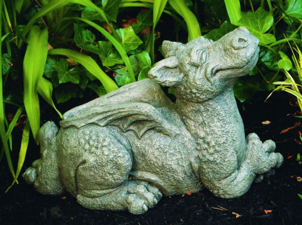 Sweet Pea Dragon Garden Statue