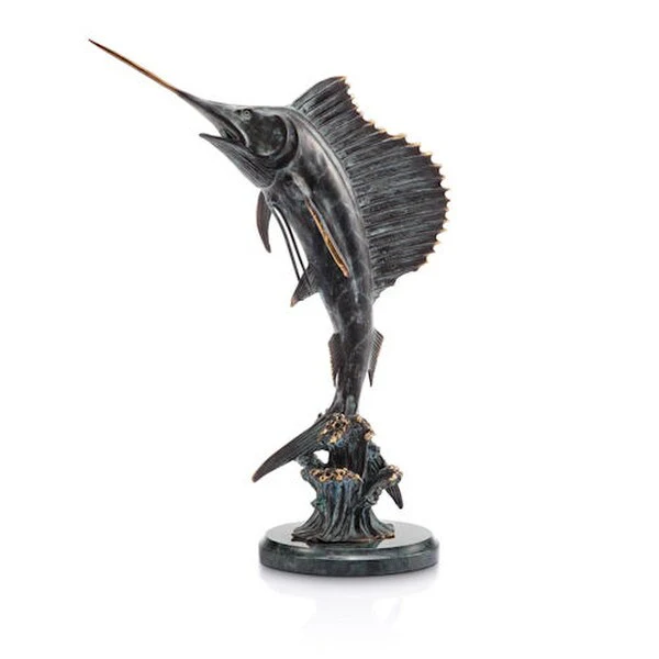 Tail Walker Sailfish Sculpture