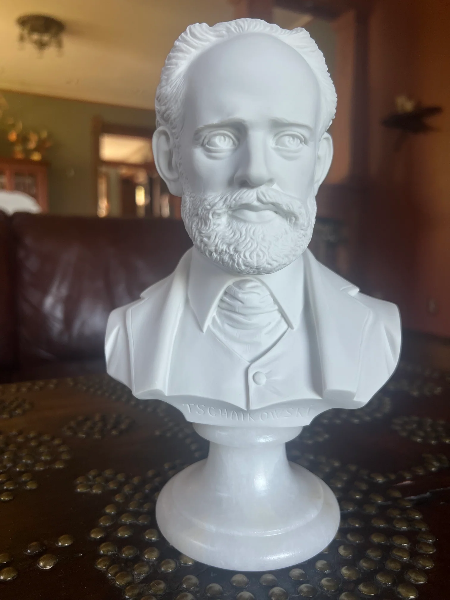 Tchaikovsky Peter Ilyich Bust 9.25"H Statue - Image 5