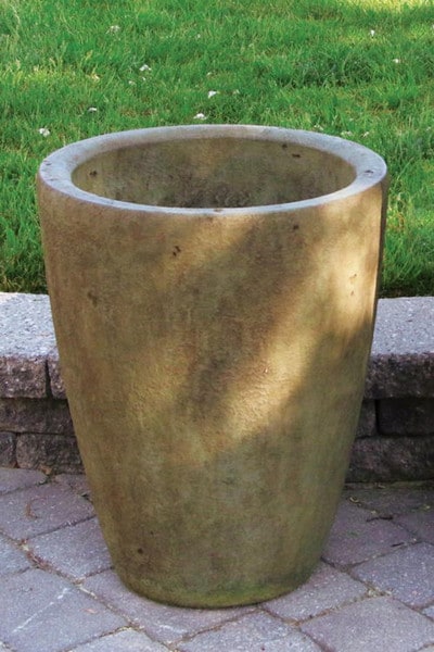 Terrace Cement Garden Urn 24"