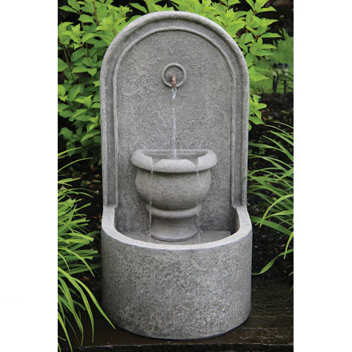 Terrace Villa Cement Urn Wall Fountain 35" High