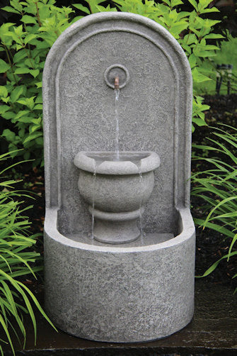Terrace Villa Cement Urn Wall Fountain 35" High - Image 2