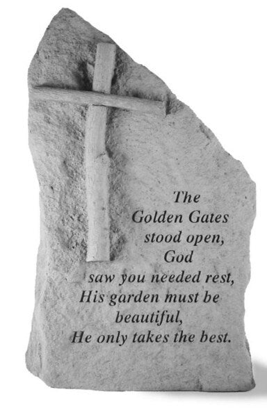 The Golden Gate Stood Open../w Cross Sm