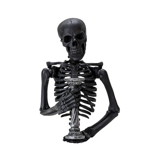 The Grim Beacon  Skeleton Wall  Candle Holder