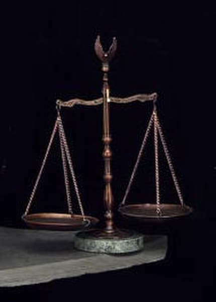 Scales of Justice Sculpture Eagle Finial 12.5" High - Image 4