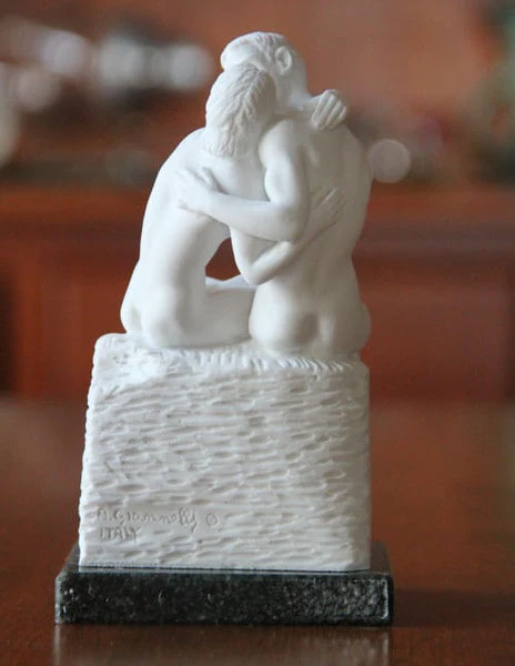 The Kiss Rodin Marble Sculpture 5.5" - Image 4