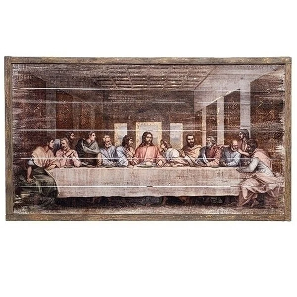 The Last Supper Framed Panel Wall Hanging