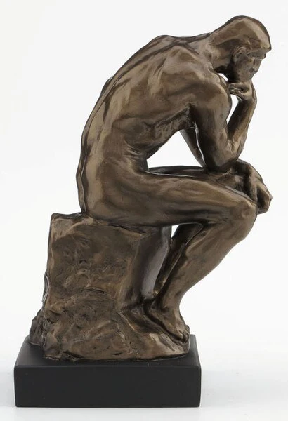 Thinker By Rodin 6" High Sculpture - Image 3
