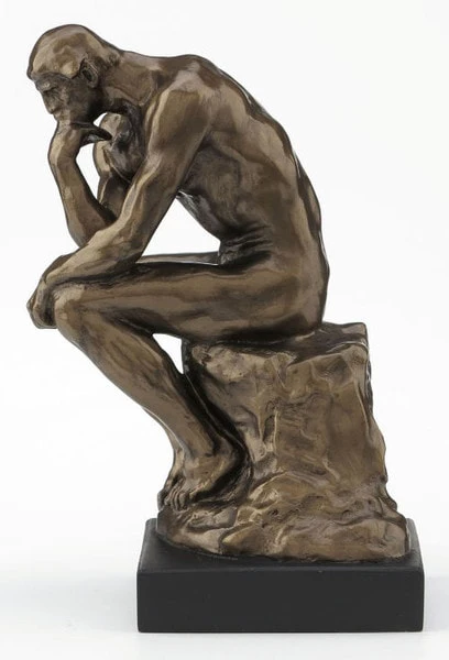 Thinker By Rodin 6" High Sculpture - Image 4