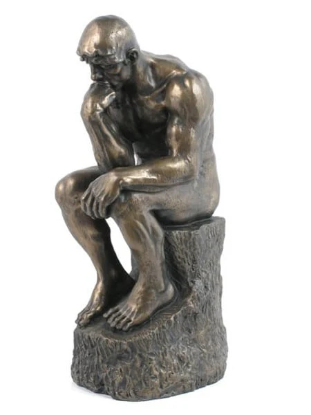 Thinker By Rodin 9 3/4" High Statue