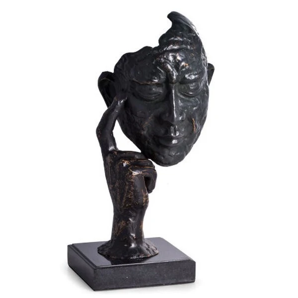 Thinking Man - Sculpture Bronze - Image 2