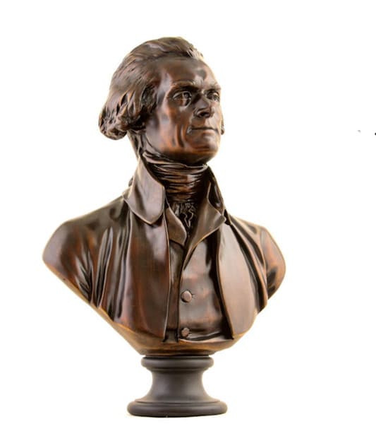 Thomas Jefferson Bust by Houdon Statue 28" H - Image 2