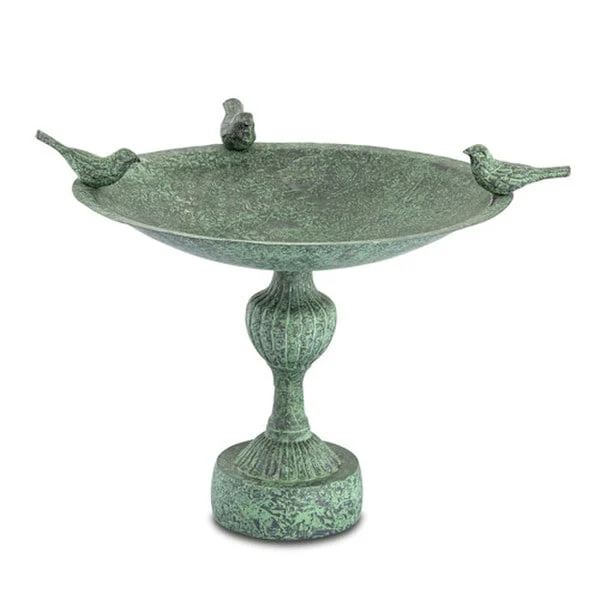 Three Little Birds Birdbath Sculpture - Image 3