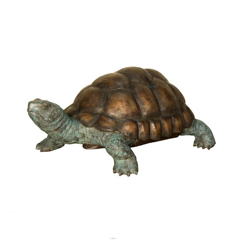 Tortoise Water Feature Bronze Turtle Sculpture Piped