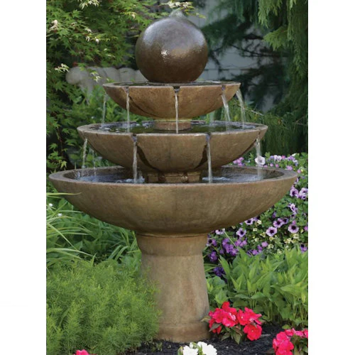 Tranquility Sphere Spill Fountain 55" H - Image 2